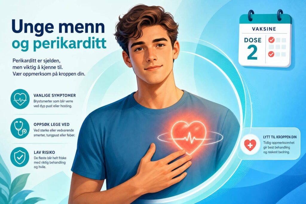Unge menn og perikarditt